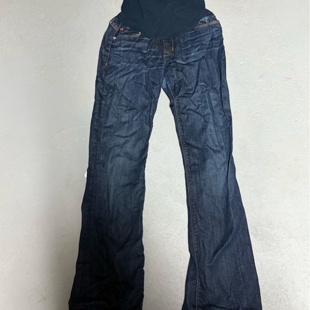 Dark Wash Maternity Denim Jeans